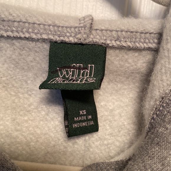 Brand New Wild Fable Heather Grey Crop Hoodie…size XS - Picture 3 of 5